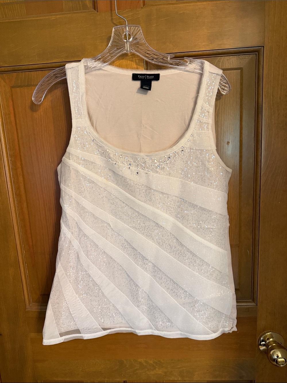White House Black Market Sequin Tank